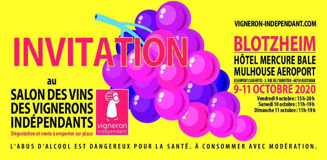 Invitation au Salon des vins de Blotzheim