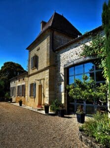 Vue du vignoble bio du Château Vieux Mougnac près de Saint-Émilion